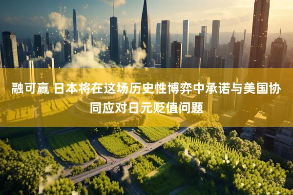 融可赢 日本将在这场历史性博弈中承诺与美国协同应对日元贬值问题