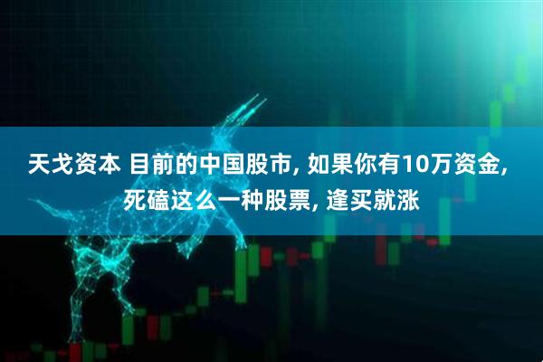 天戈资本 目前的中国股市, 如果你有10万资金, 死磕这么一种股票, 逢买就涨